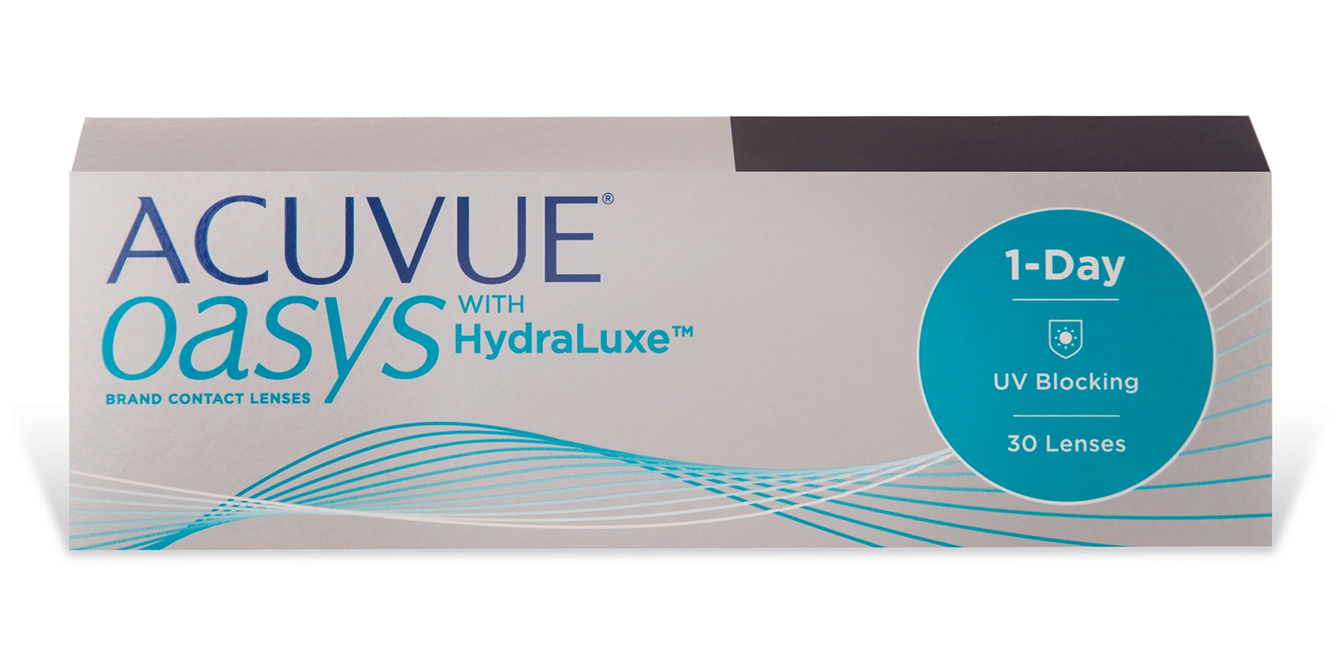 Oasys 1-Day with Hydraluxe Clear Contact Lenses - Pack of 30